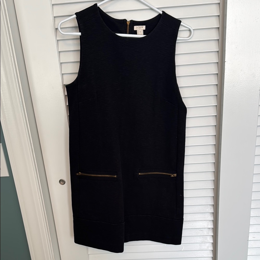 Jcrew Black Sleeveless Dress